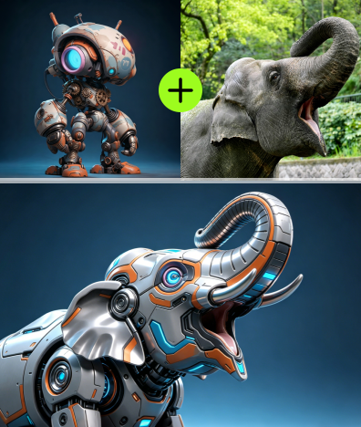 Combinaison precise d'objets